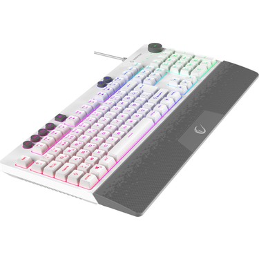 Rampage KB-GX65 Sımula Beyaz USB Rgb Aydınlatmalı 4 Makro Fiyatı