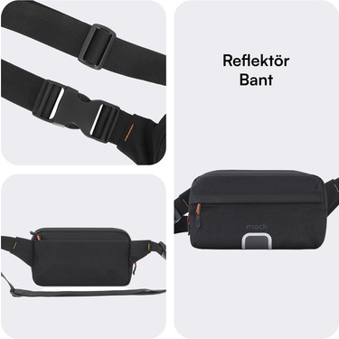 Mack MCE-1226 Explor Crossbody Seyahat Çantası Siyah Fiyatı