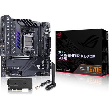 Asus Rog Crosshair X670E Gene Amd Am5 Ddr5 Micro Atx Anakart Fiyatı