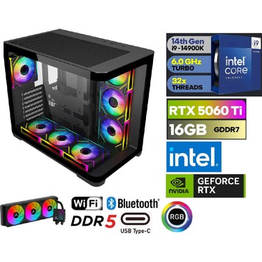 MSI 16GB Nvıdıa RTX5060 Tı / Intel I9-14900K / 64GB Ddr5 Ram Fiyatı