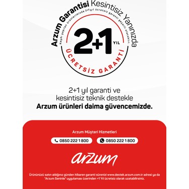 Arzum AR4075 Pronto Lux 2'si 1 Arada Dikey Elektrikli Fiyatı