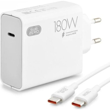 Subzero SG82 180W Type-C Pd Kablolu Turbo Ev Tipi Şarj Aleti Fiyatı