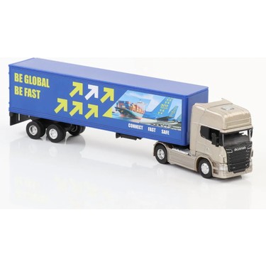 Welly 1:64 Ölçek Metal Kafalı Scania Dorseli Tır Modern Fiyatı