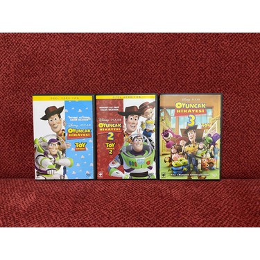 Disney Oyuncak Hikayesi - 1 -2 -3 ( 3 Film )Animasyon DVD Fiyatı