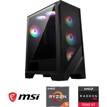 その他 RT-6953621550 MSI Gzone Eco Amd Ryzen 5 7500F / Radeon Rx 9060 Xt 16GB / Fiyatı