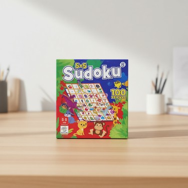 Yükselen Zeka Yayınları 5-8 Yaş Sticker'lı Sudoku Serisi Kitabı