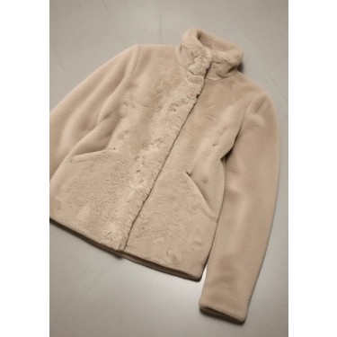 Only Onlnewvıda Bej Renkli Kadın Faux Fur Ceket Uzun Kollu Fiyatı