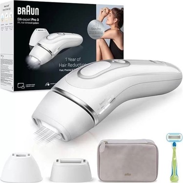 Braun Silk·expert Pro3 IPL Tüy Alma Cihazı Beyaz Cilt Temas Fiyatı