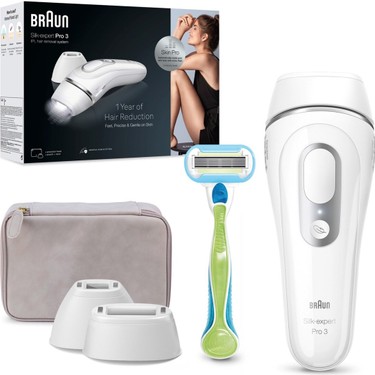 Braun Silk·expert Pro3 IPL Tüy Alma Cihazı Beyaz Cilt Temas Fiyatı