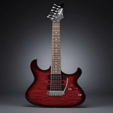 Ibanez Gio GRX70QA Elektro Gitar - Transparent Red Burst Fiyatı