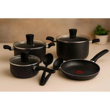 Tefal Dark Stone 9 Parça Set 20 cm, 24 cm, 28 cm, 16 cm Fiyatı