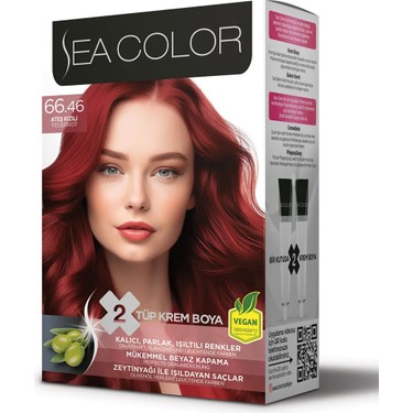 Sea Color Set Saç Boyası 66.46 Ateş Kızılı Fiyatı