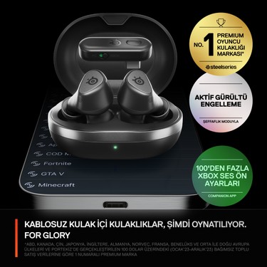 Steelseries Arctis Gamebuds Siyah Kulak İçi Gaming Earbuds Fiyatı