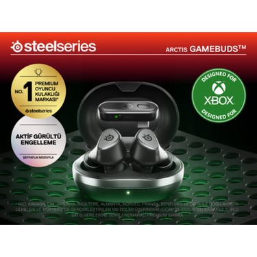 Steelseries Arctis Gamebuds Siyah Kulak İçi Gaming Earbuds Fiyatı