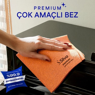 Silva Ultrafiber Premium Çok Amaçlı Bez 4'lü Set (Tüm Fiyatı