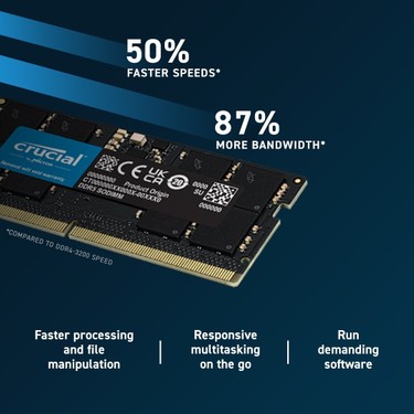 Crucial Kit (2X32GB) Ddr5 4800 Sodımm CL40 (16GBIT) Fiyatı