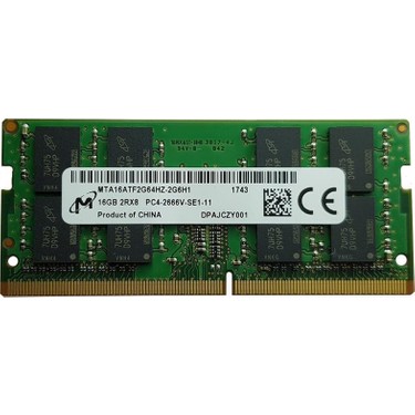Micron製ノートPC用メモリ16GB x 2 (PC4-2400T) Micron 16GB DDR4 Notebook Bellek Ram PC4-2400T Hızı 2400 MHz Fiyatı