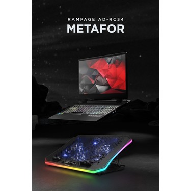 Rampage AD-RC34 Metafor Rgb 6 Fanlı Telefon Tutuculu Rgb Fiyatı