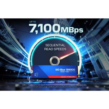 WD Blue SN5100 1TB NVMe M.2 SSD 100 MB/s Okuma Hızı 249 MB/s Fiyatı