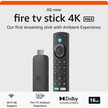 Amazon Fire Tv Stick 4K Max Medya Oynatıcı | Wi-Fi 6e | Fiyatı