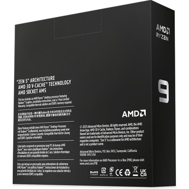 Amd Ryzen 7 9800X3D 5.2ghz 120W Am5 Fiyatı - Taksit Seçenekleri