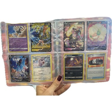 Pokemon Kart Albümü Örnek 8 Kartlı ve Kartsız 120 Kart Fiyatı