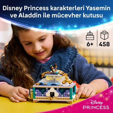LEGO® ǀ Disney Princess Yasemin'in Mücevher Kutusu 43295 – 6 Fiyatı
