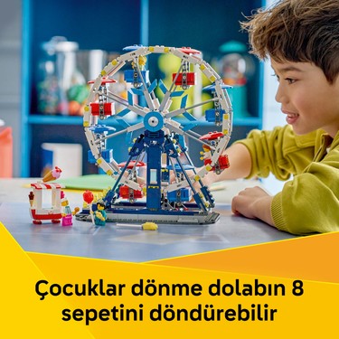 DocooF1マシン9台セット LEGO® Creator 3'ü 1 Arada İkonik Dönme Dolap 31389 - 8+ için Fiyatı