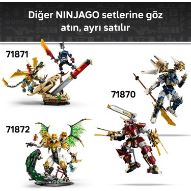 LEGO ® NINJAGO İkiz Titan Robotları 71870 - 12 Yaş ve Üzeri Fiyatı