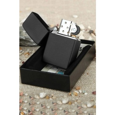 Zippo Çakmak Black Matte Mat Siyah 218-003764 Fiyatı