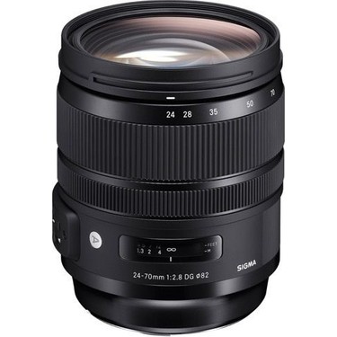 Sigma 24-70mm F2.8 DG OS HSM ズームレンズ Sigma 24-70Mm F2.8 DG OS HSM Art Lens 24-70mm Odak Fiyatı