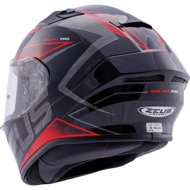Zeus ZS-826 Pearl Black Red BK3 Kapalı Kask XL Tam Yüz Fiyatı