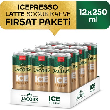 Jacobs Icepresso Latte Soğuk Kahve 250 ml x 12 Fiyatı