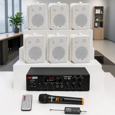 Lastvoice Large Plus Paket-5 Hoparlör ve Anfi Anons Ses Fiyatı