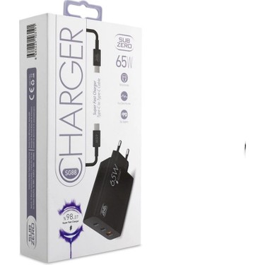 Subzero Honor 400 Pro Uyumlu 65W 3 Girişli Hızlı Şarj Aleti Fiyatı
