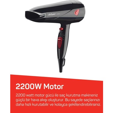 Arzum AR569 Linda Saç Kurutma Makinesi 2 Hız Ayarı, Soğuk Fiyatı