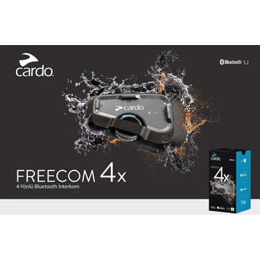Cardo Freecom 4x Bluetooth ve Intercom 4 Sürücüye Kadar Fiyatı