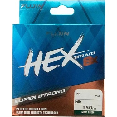 Fujin Hex Braid 8X 150 M Moss Green Pe İp Misina Fiyatı