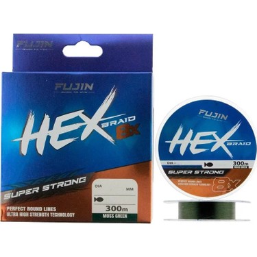 Fujin Hex Braid 8X 300 M Moss Green PE İp Misina Fiyatı