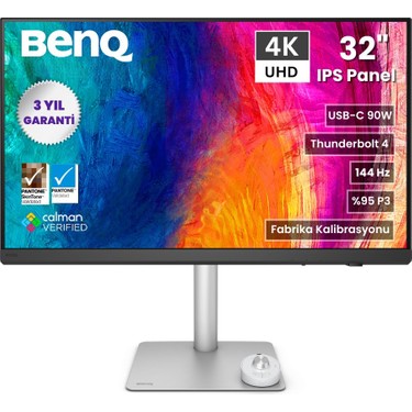 BenQ PD3226G 31,5'' IPS 4K UHD 1 ms 144 Hz Thunderbolt4 USB Fiyatı