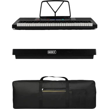 Midex PS-2500KS LED Ekran 61 Tuşlu Org Klavye (Stand Çanta Fiyatı
