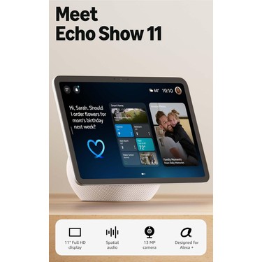 Amazon Echo Show 11 (Newest Model), Vibrant Full-Hd 11 Fiyatı