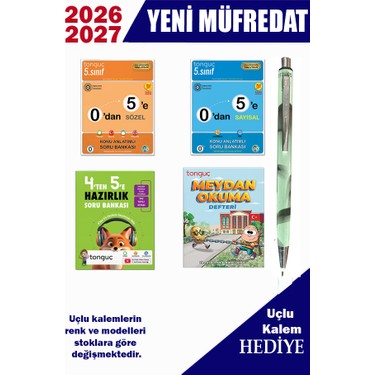 Tonguç Yayınları 4'ten 5'e Hazırlık Seti 5. Sınıf Soru Kitabı