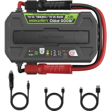 Lokithor J5000PRO 12V 5000AMP Lifepo4 Akıllı Akü Takviye + Fiyatı