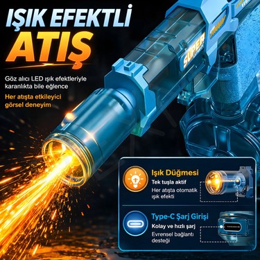 Apexma Oyuncak Şarjlı Elektrikli Tam Otomatik Su Silahı 20 Fiyatı