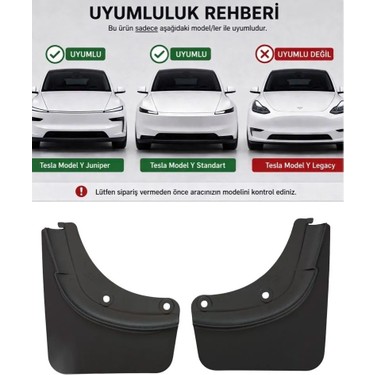 2'li Set Li Parts Tesla Model Y Juniper ve Standart 2025+ Fiyatı