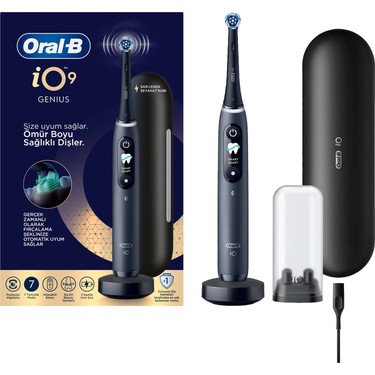 Oral-B iO 9 Şarjlı Diş Fırçası - Siyah Yumuşak Kıllar ile Fiyatı