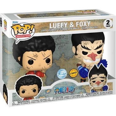 funko pop 2点セット Funko One Pıece Pop! Luffy & Foxy 2-Pack Funko Pop Figür Fiyatı