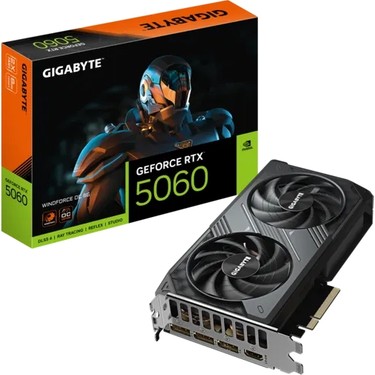 Gıgabyte Geforce Rtx 5060 Wındforce Oc 8g Gddr7 8gb 128BIT Fiyatı