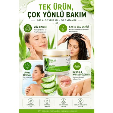 Botaniksan Aloe Vera Jel 100 ml %100 Aloe Vera Jel erir Fiyat